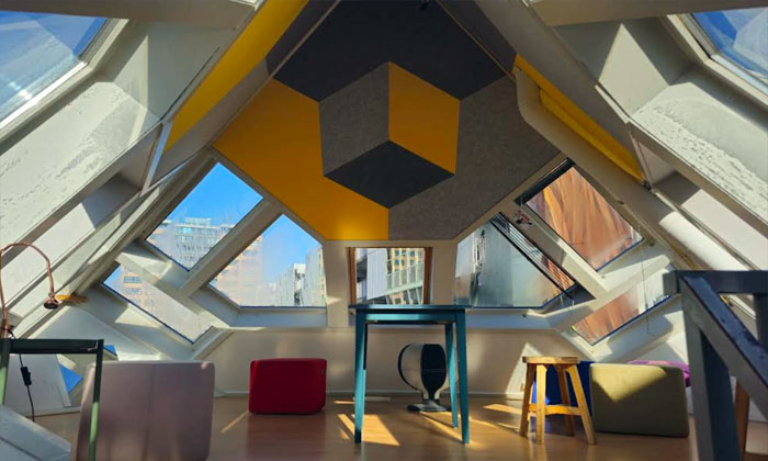 the cube houses rotterdam rumah kubus desain futuristik